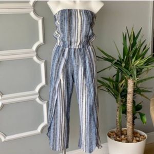 🫐 DREW Emerson Tulip Linen Jumpsuit